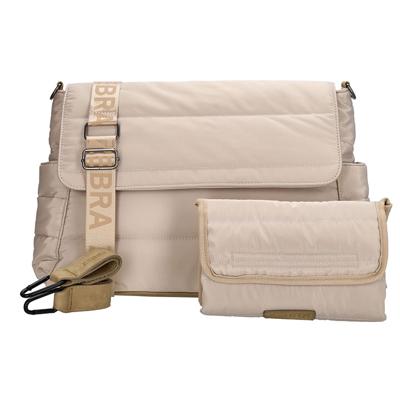 Zebra Trends Puffer Luiertas Elske Licht Taupe