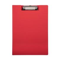 Klembordmap maulbalance a4 karton rug 8mm rood