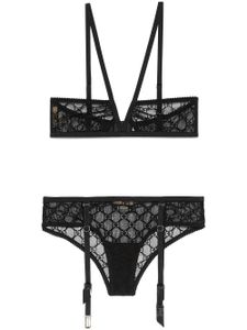 Gucci ensemble de lingerie GG-Star - Noir