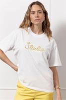 Studio Anneloes Klaske Rope Tshirt 12833 T-shirt Korte Mouw 1100 Off White