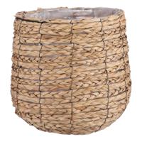 Plantenmand mica avalon zeegras 31x30cm lichtbruin | 3 stuks