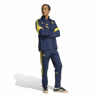 adidas Arsenal Lifestyler Trainingspak Full-Zip Donkerblauw Geel