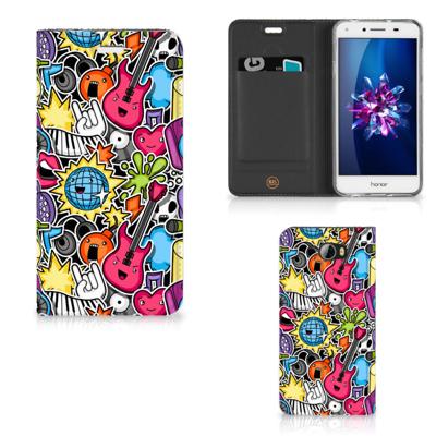 Huawei Y5 2 | Y6 Compact Hippe | Standcase | Punk Rock