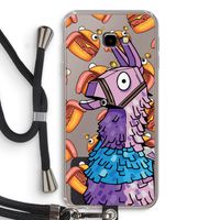 Loot Burger: Samsung Galaxy J4 Plus Transparant Hoesje met koord