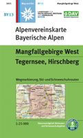 Wandelkaart BY13 Alpenvereinskarte Mangfallgebirge West | Alpenverein - thumbnail