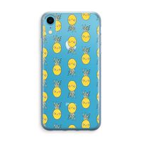 Ananas: iPhone XR Transparant Hoesje