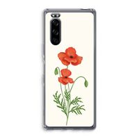 Red poppy: Sony Xperia 5 Transparant Hoesje Red poppy: Sony Xperia 5 Transparant Hoesje