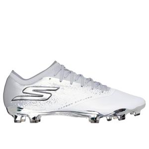 Skechers Razor 1.5 Elite Gras Voetbalschoenen (FG) Wit Zilver Zwart