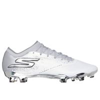 Skechers Razor 1.5 Elite Gras Voetbalschoenen (FG) Wit Zilver Zwart