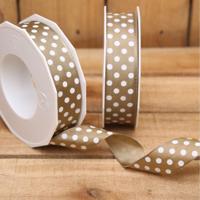 Bonbon doosjes - Chocolade doosje - Polka dot bruin 105 - 1 stuks