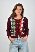 Ganni vest K2532 tawny port