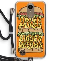 Big Macs Bigger Dreams: LG K10 (2017) Transparant Hoesje met koord