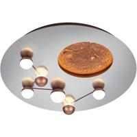 LED Plafondlamp - Plafondverlichting - Trion Zion - 42W - Aanpasbare Kleur - Dimbaar - Rond - Geborsteld aluminium - Metaal - thumbnail