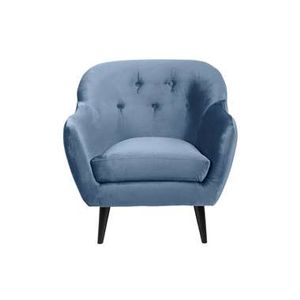 Fauteuil Lucera - stof Letto - blauw - Leen Bakker