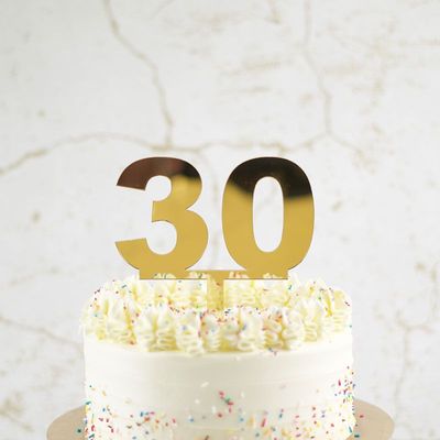 30 Taarttopper - Goud
