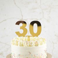 30 Taarttopper - Goud 30 Taarttopper - Goud