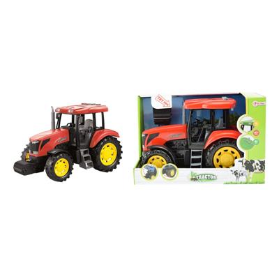 Toi Toys Tractor DeLuxe rood met L/G