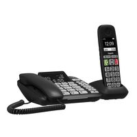 Gigaset DL780 Combi seniorentelefoon Huistelefoon Zwart