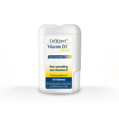 Vitacom D3 pocket™ | Met vitamine D | 150 Tabletten | Professionele Supplementen
