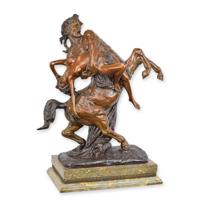 BRONZEN BEELD VAN DE ONTVOERING VAN HIPPODAMIA - thumbnail