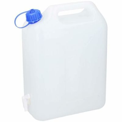 Jerrycan voor water - 15 liter - Kunststof - met kraantje en dop