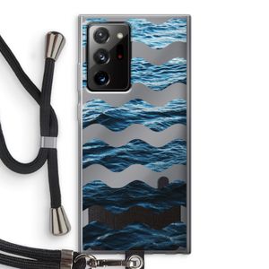 Oceaan: Samsung Galaxy Note 20 Ultra / Note 20 Ultra 5G Transparant Hoesje met koord