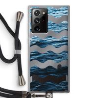 Oceaan: Samsung Galaxy Note 20 Ultra / Note 20 Ultra 5G Transparant Hoesje met koord