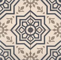 Vloertegel Cemento Decor Bursa Blue 45x45