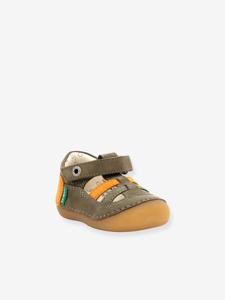 Leren babysandalen Sushy 927890-10-201 KICKERS® kaki