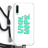 UHM, NOPE.: Huawei P Smart Pro Transparant Hoesje met koord