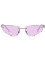 Dolce & Gabbana Eyewear lunettes de soleil à monture papillon - Violet - thumbnail