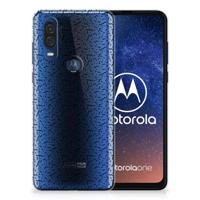 Motorola One Vision | TPU bumper | Stripes Dots