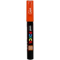 Uni-Posca Posca marker, afm pc-1m, lijndikte 0,7 mm, extra-fijn, oranje, 1 stuk