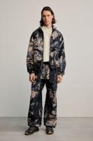 Lange broek met print - BLACK - L