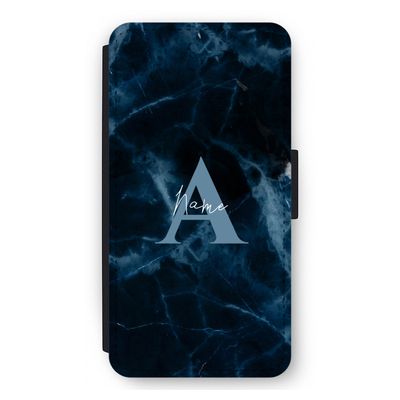 Midnight Marble: iPhone 11 Pro Max Flip Hoesje