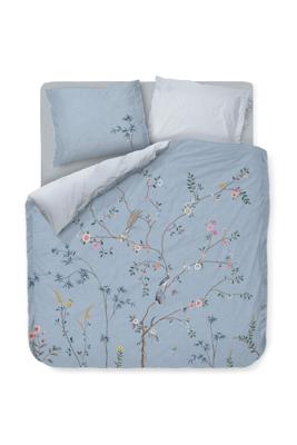 Pip Studio Dekbedovertrekset Bamboo Blossom Lichtblauw 200x200cm/220cm
