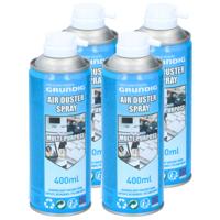 Perslucht spuitbus - 4x - 400ml - air duster - voor pc - reiniger - compressed air