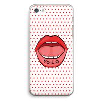 Yolo Denise: iPhone 5 / 5S / SE Transparant Hoesje