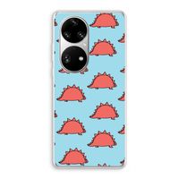 Dinosawrr: Huawei P50 Pro Transparant Hoesje Dinosawrr: Huawei P50 Pro Transparant Hoesje