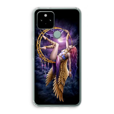 Aerial Angel: Google Pixel 5 Transparant Hoesje