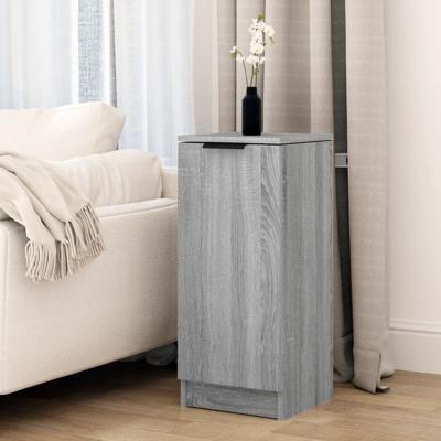 Dressoir 30x30x70 cm bewerkt hout grijs sonoma eikenkleurig