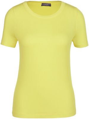Shirt ronde hals en korte mouwen Van MYBC geel