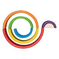 Goki houten bouwblokken regenboog, 5dlg. Goki houten bouwblokken regenboog, 5dlg.