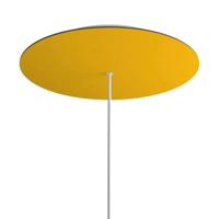 Grote plafondkap 1 uitgang mosterdgeel 40 cm