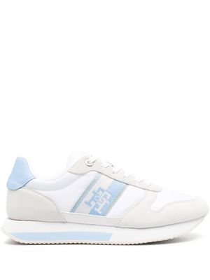 Tommy Hilfiger baskets en daim à lacets - Blanc