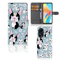 OPPO A98 5G | Telefoonhoesje | Met pasjeshouder | Hondjes