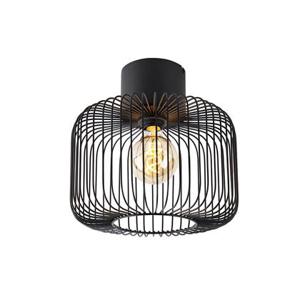 QAZQA Design plafondlamp zwart - Baya