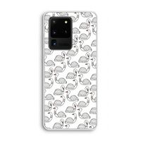 Zwanen: Samsung Galaxy S20 Ultra Transparant Hoesje