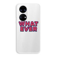 Whatever: Huawei P50 Transparant Hoesje