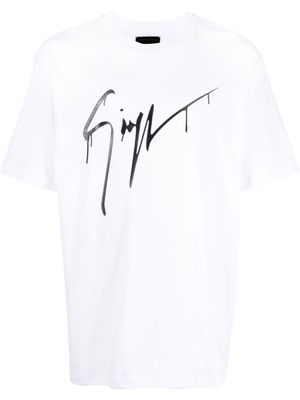 Giuseppe Zanotti t-shirt à imprimé graphique - Blanc